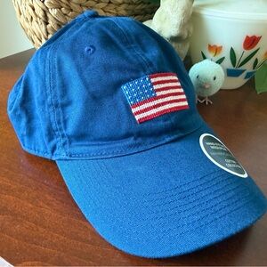 New with stickers SMATHERS AND BRANSON hand stitched American flag hat
